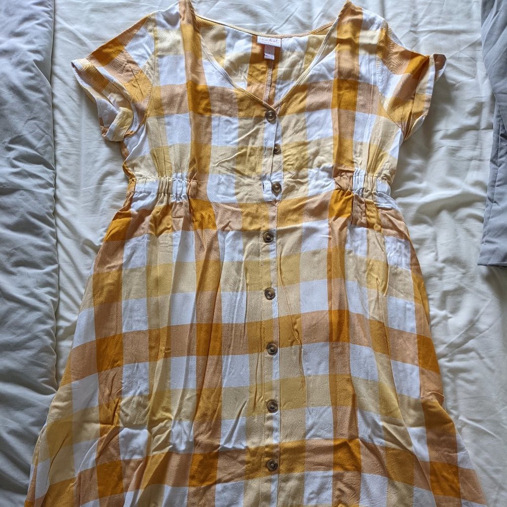 Plaid Isabel Maternity Dress